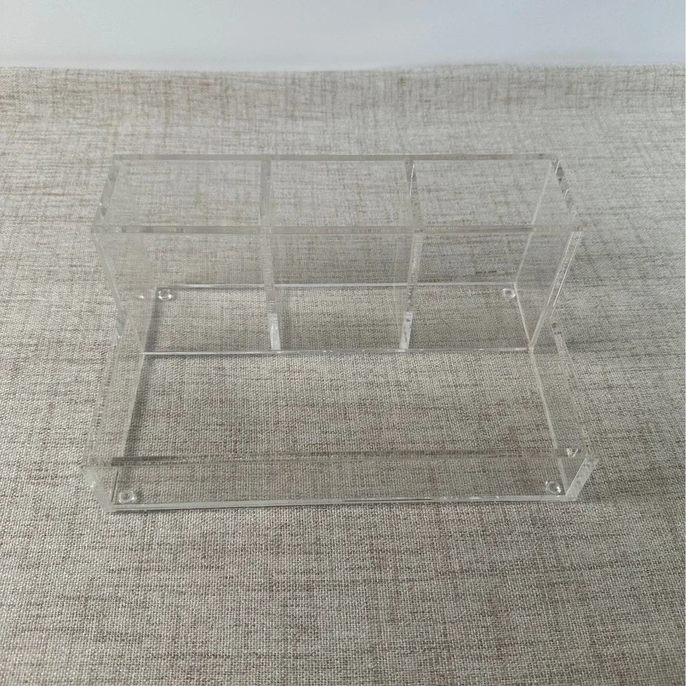 Clear Acrylic Vanity Organizer Makeup Cosmetic Desk Organizer
